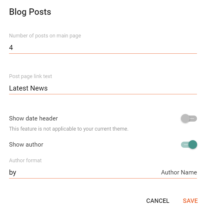 Main posts